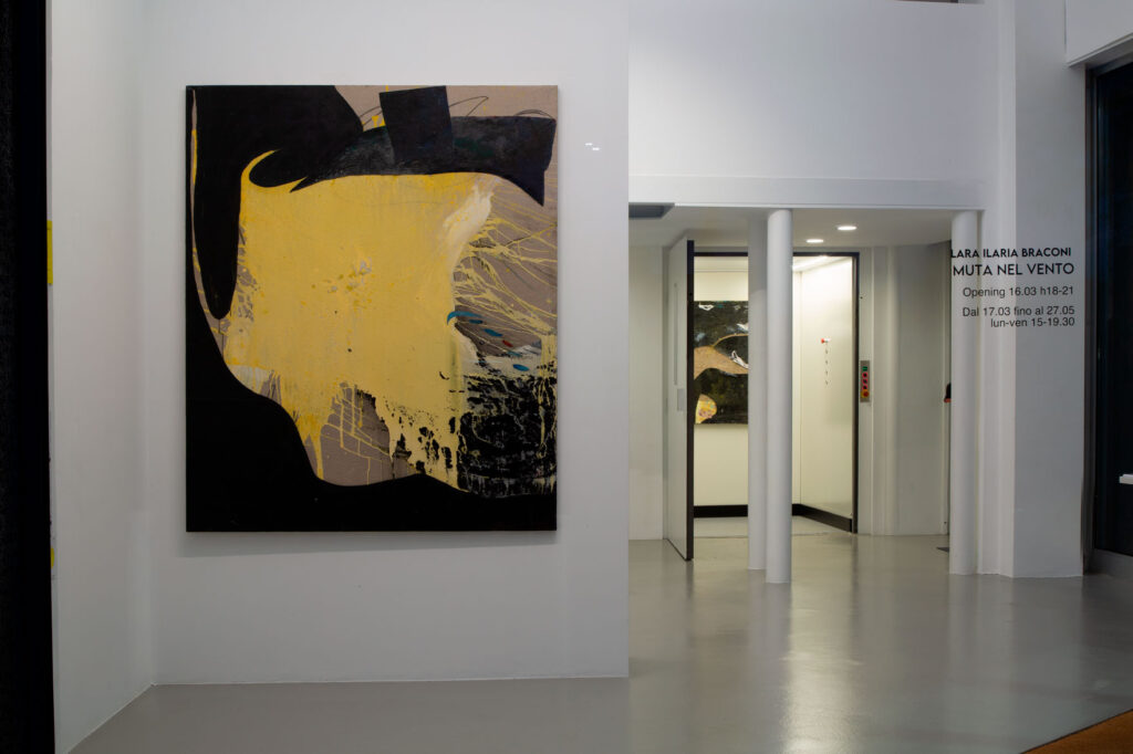Opera dell'artista Lara Ilaira Braconi Muta nel vento - i sogni non hanno titolo Art Studio Finestreria Gallery Lara Braconi Pittura astratta: mostra personale "Muta nel vento" nella galleria Art Studio Finestreria a Milano
